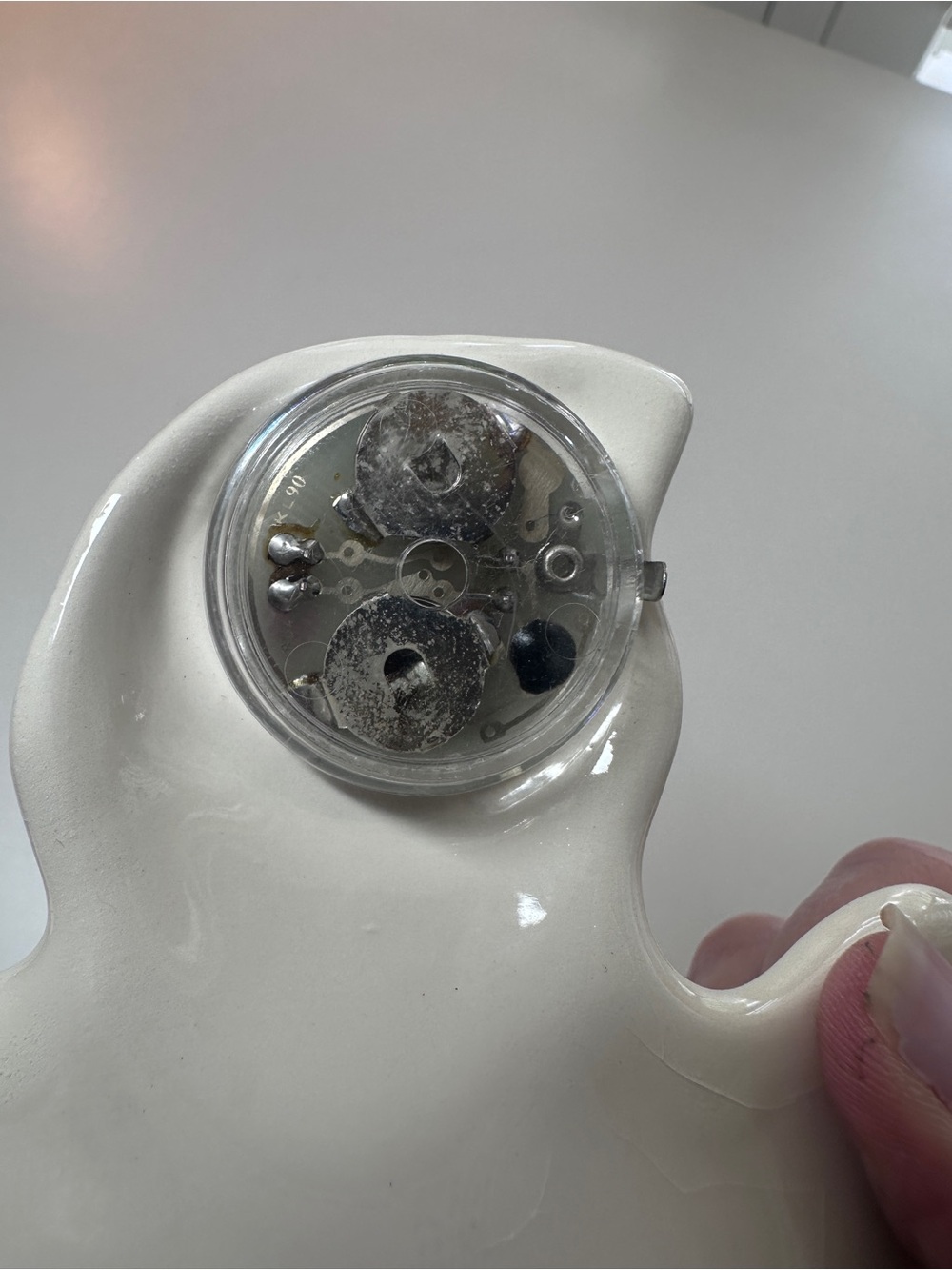 White Ghost Candy Dish - Halloween Decor - Picture 4 of 5